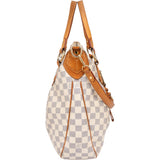 Louis Vuitton Damier Azur Monogram Evora MM Handbag
