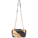 Gucci Tricolor Leather GG Marmont Crossbody Bag