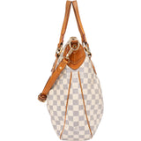 Louis Vuitton Damier Azur Monogram Evora MM Handbag
