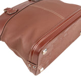 Louis Vuitton Leather Lockit MM Suhali Sienne Handbag