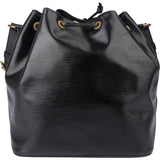 Louis Vuitton Noir Epi Leather Sac Noe Petit Shoulder Bag