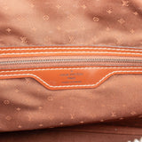 Louis Vuitton Leather Lockit MM Suhali Sienne Handbag