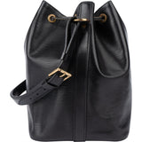 Louis Vuitton Noir Epi Leather Sac Noe Petit Shoulder Bag
