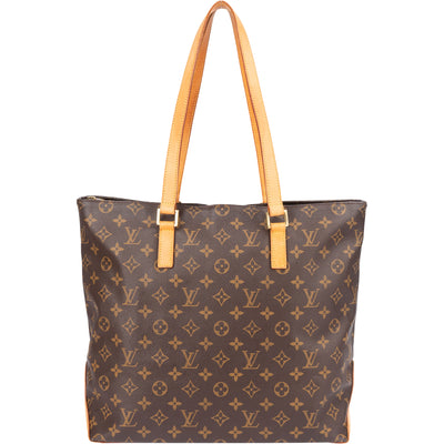 Louis Vuitton Canvas Monogram Cabas Mezzo Shoulder Bag