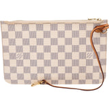 Louis Vuitton Damier Azur Monogram Neverfull Pochette Accessoire Clutch