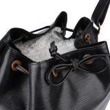 Louis Vuitton Noir Epi Leather Sac Noe Petit Shoulder Bag