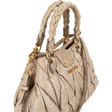 Miu Miu Quilted Leather City Handbag