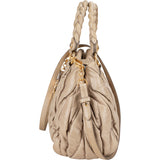 Miu Miu Quilted Leather City Handbag