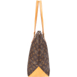 Louis Vuitton Canvas Monogram Cabas Mezzo Shoulder Bag