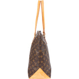 Louis Vuitton Canvas Monogram Cabas Mezzo Shoulder Bag