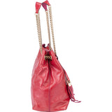 Gucci Pink Patent Leather GG Soho Crossbody Bag