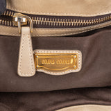 Miu Miu Quilted Leather City Handbag