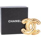 Chanel CC Matelasse Coco Brooch