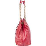 Gucci Pink Patent Leather GG Soho Crossbody Bag