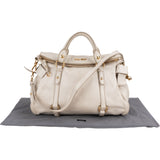 Miu Miu Classic Leather City Handbag