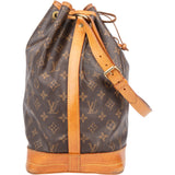Louis Vuitton Canvas Monogram Sac Noe Grande Shoulder Bag