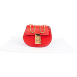 Chloé Red Leather Drew Micro Backpack