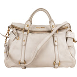 Miu Miu Classic Leather City Handbag