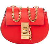 Chloé Red Leather Drew Micro Backpack