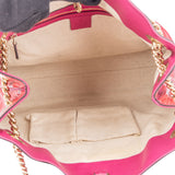Gucci Pink Patent Leather GG Soho Crossbody Bag