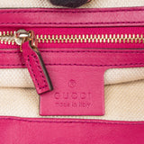 Gucci Pink Patent Leather GG Soho Crossbody Bag