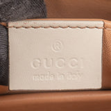 Gucci White Leather Queen Margaret Bee Crossbody Bag