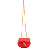 Chloé Red Leather Drew Micro Backpack
