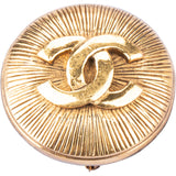 Chanel Golden CC Starburst Brooch