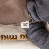Miu Miu Classic Leather City Handbag