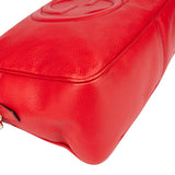 Gucci Red Leather GG Soho Handbag