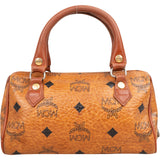 MCM Visetos Monogram Mini Handbag
