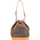 Louis Vuitton Canvas Monogram Sac Noe Grande Shoulder Bag