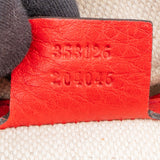 Gucci Red Leather GG Soho Handbag