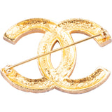 Chanel Crystal CC Coco Brooch