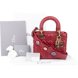 Christian Dior Quilted Leather ABC Lady Dior Handbag