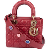 Christian Dior Quilted Leather ABC Lady Dior Handbag