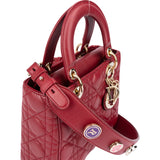 Christian Dior Quilted Leather ABC Lady Dior Handbag