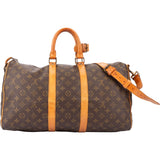 Louis Vuitton Canvas Monogram Keepall 45 Bandouliere