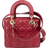 Christian Dior Quilted Leather ABC Lady Dior Handbag