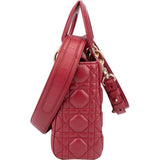 Christian Dior Quilted Leather ABC Lady Dior Handbag