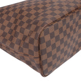 Louis Vuitton Damier Ebene Monogram Neverfull MM Shopper Handbag