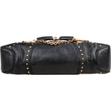 Gucci Black Limited Python Horsebit By Tom Ford Handbag