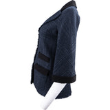 Chanel Spring Blue Tweed Jacket (D36 / FR38)