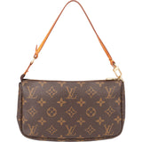 Louis Vuitton Canvas Monogram Pochette Accessoire Handbag