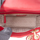 Christian Dior Quilted Leather ABC Lady Dior Handbag