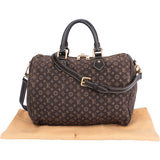 Louis Vuitton Mini Lin Denim Monogram Speedy 30 Bandouliere