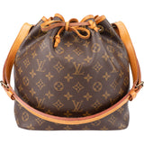 Louis Vuitton Canvas Monogram Sac Noe Petit Shoulder Bag