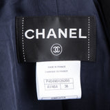 Chanel Spring Blue Tweed Jacket (D36 / FR38)