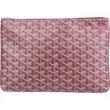 Goyard Bordeaux Goyardine Monogram Clutch