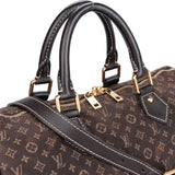 Louis Vuitton Mini Lin Denim Monogram Speedy 30 Bandouliere